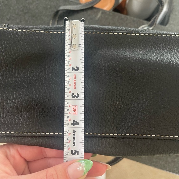 Koltov Black Pebble Leather Purse - Picture 7 of 8